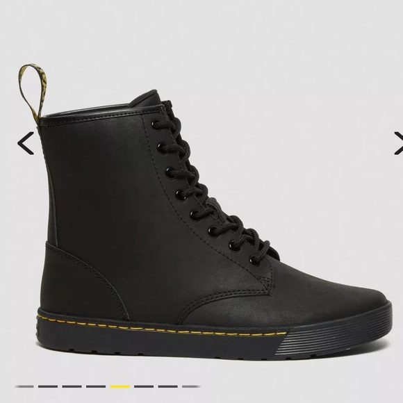 Dr.Martens Cairo Leather Casual Shoes Women’s 7 Black Lace Up Boots - Picture 4 of 15